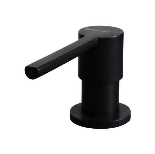 Caressi Black CA203BK Soap Dispenser – Matte Black