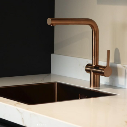 Caressi Copper Line Kitchen Faucet CA1108CO Deck-Mounted 35 mm Tap Hole 8