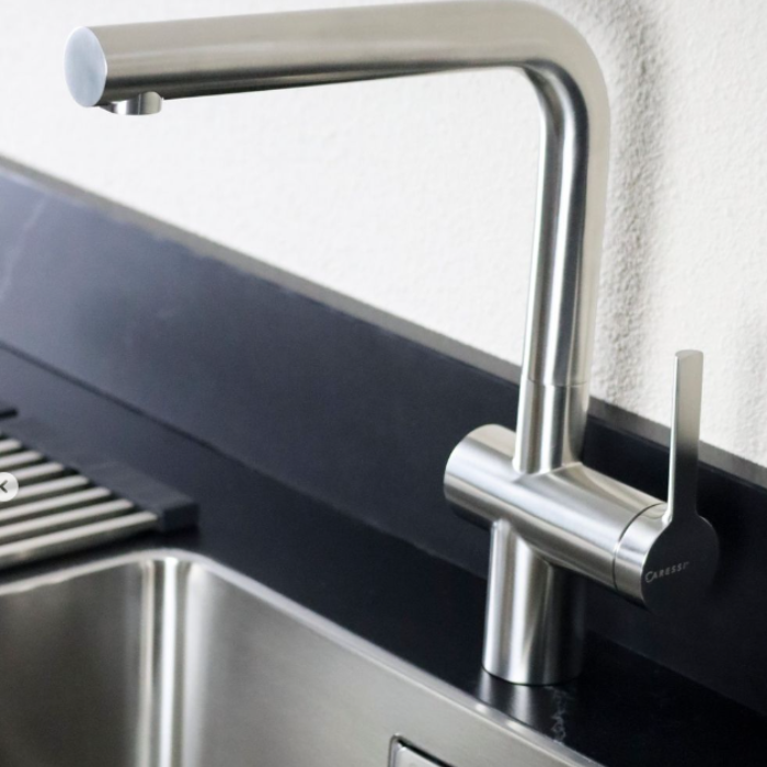 Caressi RVS Line Kitchen Faucet CA1108I ECO - Stainless Steel - Deck-Mounted - 311.4mm Spout Height 1