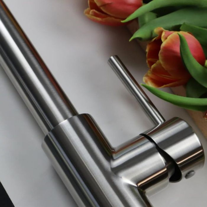Caressi RVS Line Kitchen Faucet CA1108I ECO - Stainless Steel - Deck-Mounted - 311.4mm Spout Height 2