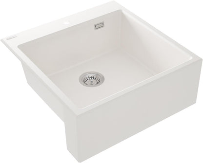 Deante - Eridan Alabaster - Country-Style Sink - 60 cm - Granite Composite 0