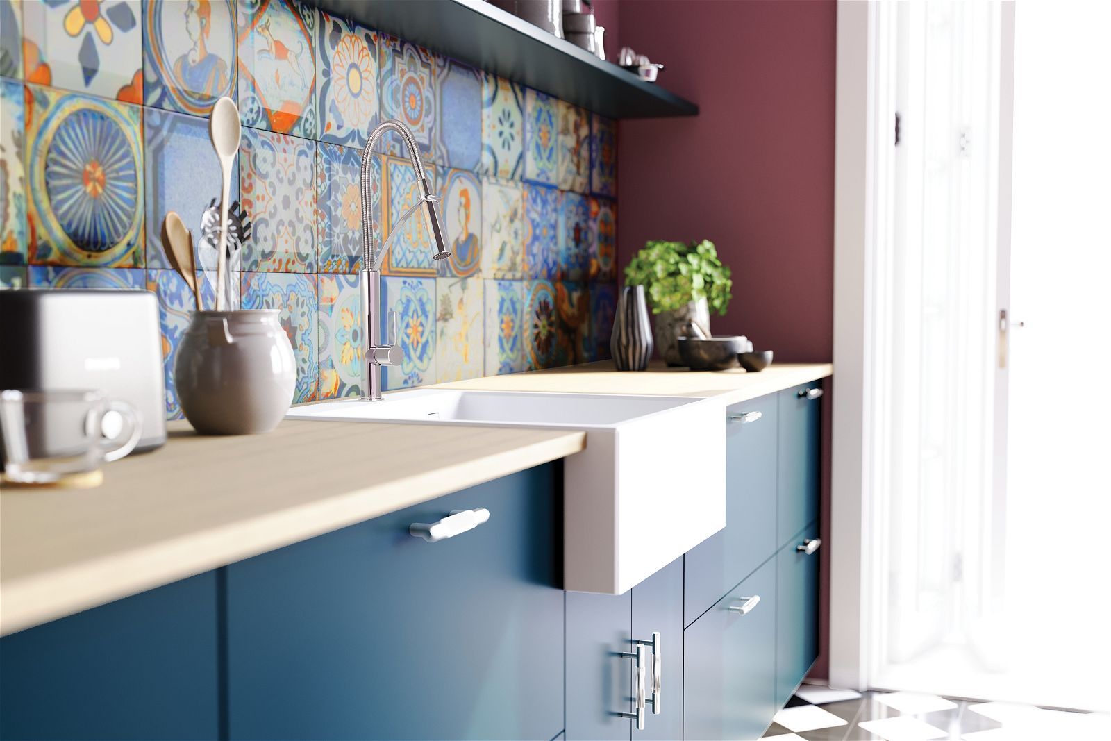 Deante - Eridan Alabaster - Country-Style Sink - 60 cm - Granite Composite 2