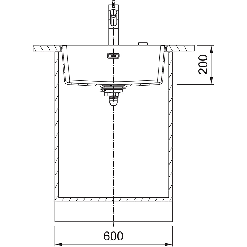 Franke - Maris MRG 210-52 - 520x400x200 mm - Kitchen Sink in Coffee Cream 4